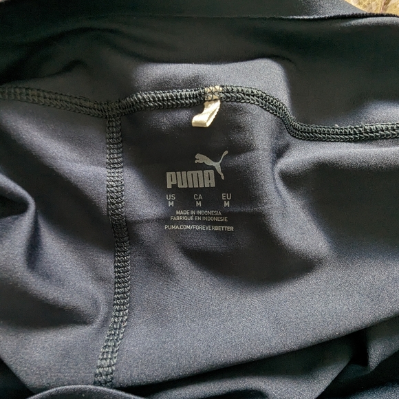 Puma NWOT Golf/Tennis Skirt Navy blue with blue polka dots. Medium - Picture 4 of 8